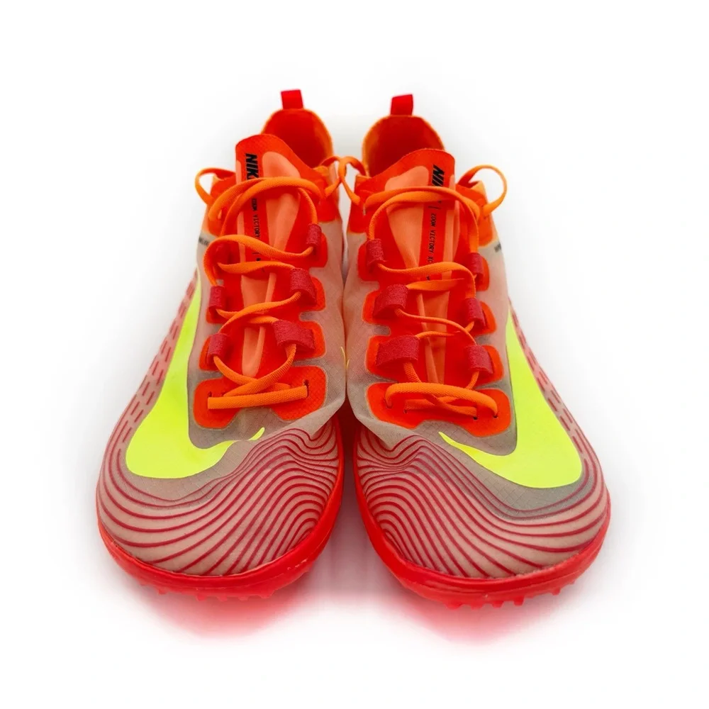 Nike Zoom Victory Waffle 5 XC Track Shoes Mens Size 8 Total Orange Volt New